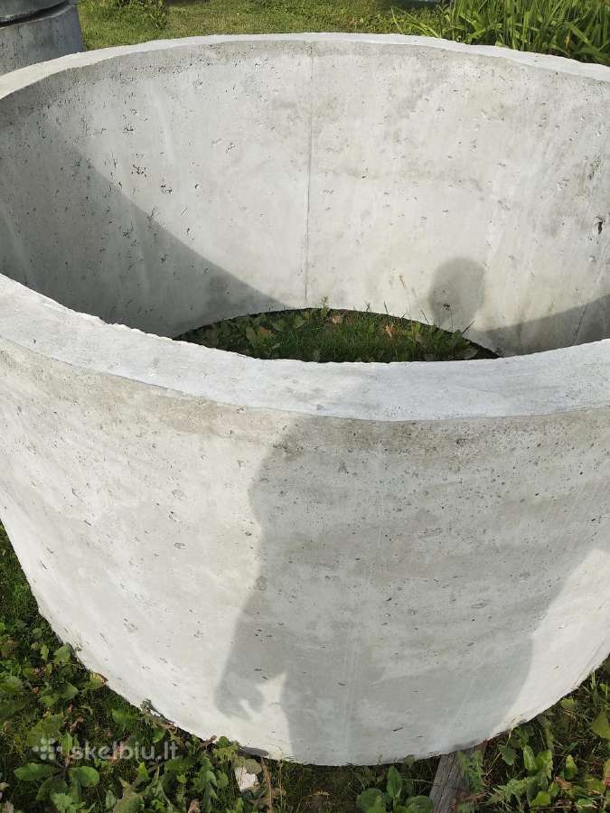 Betono gaminiai:ziedai,dangciai,dugnai. - nuotraukos Nr. 2