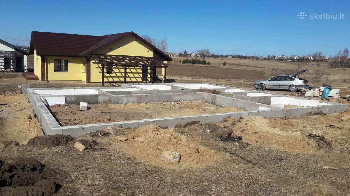 Pamatų įrengimas. Betonavimo darbai.cfa. - nuotraukos Nr. 18