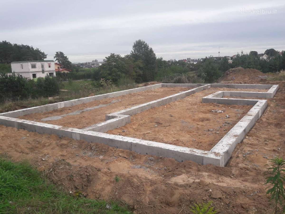 Pamatų įrengimas. Betonavimo darbai.cfa. - nuotraukos Nr. 14