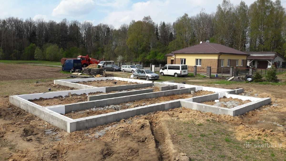 Pamatų įrengimas. Betonavimo darbai.cfa. - nuotraukos Nr. 16