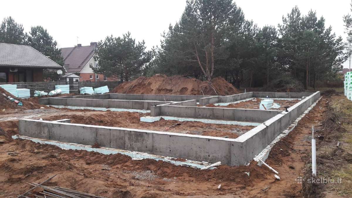 Pamatų įrengimas. Betonavimo darbai.cfa. - nuotraukos Nr. 19
