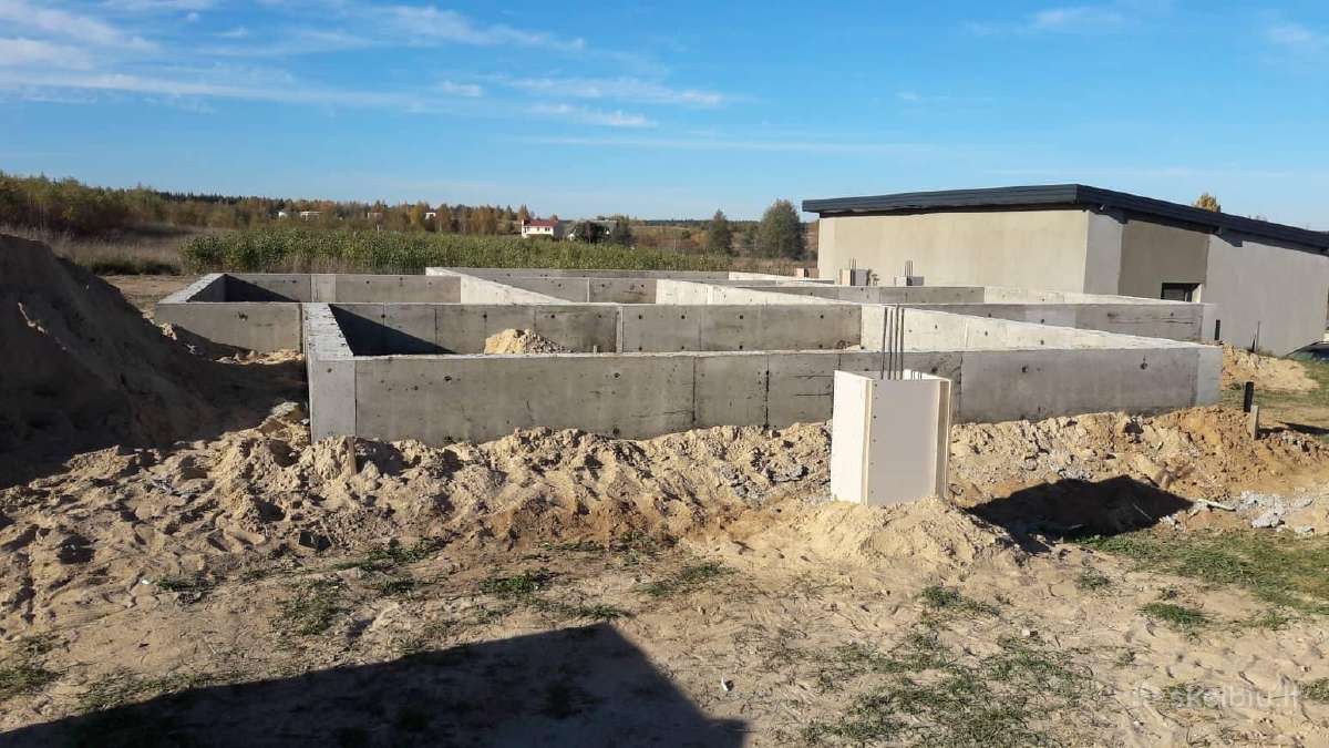 Pamatų įrengimas. Betonavimo darbai.cfa. - nuotraukos Nr. 17