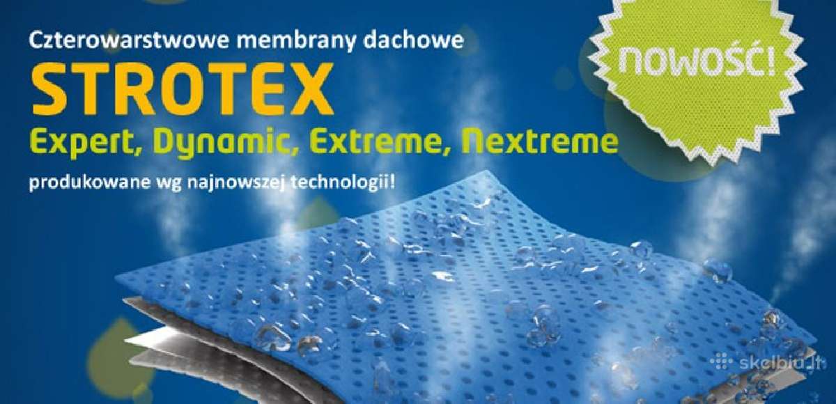Difuzinė plėvelė membrana Nextreme 200g-1.10 e/m2! - nuotraukos Nr. 4