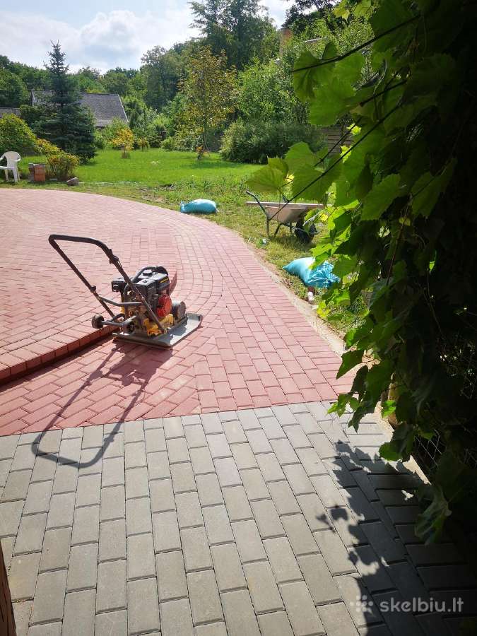 Trinkelių klojimas,pagrindų irengimas Kaune - nuotraukos Nr. 15