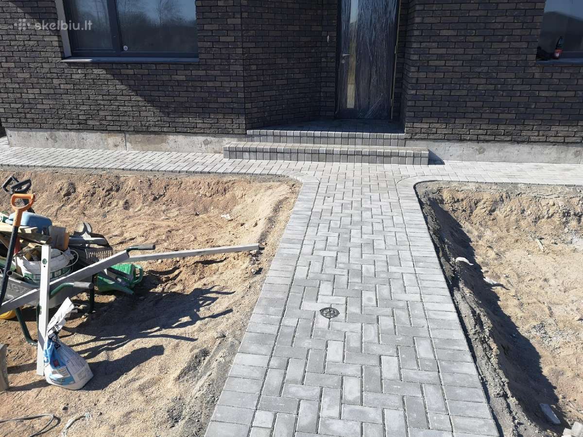 Trinkelių klojimas,pagrindų irengimas Kaune - nuotraukos Nr. 22