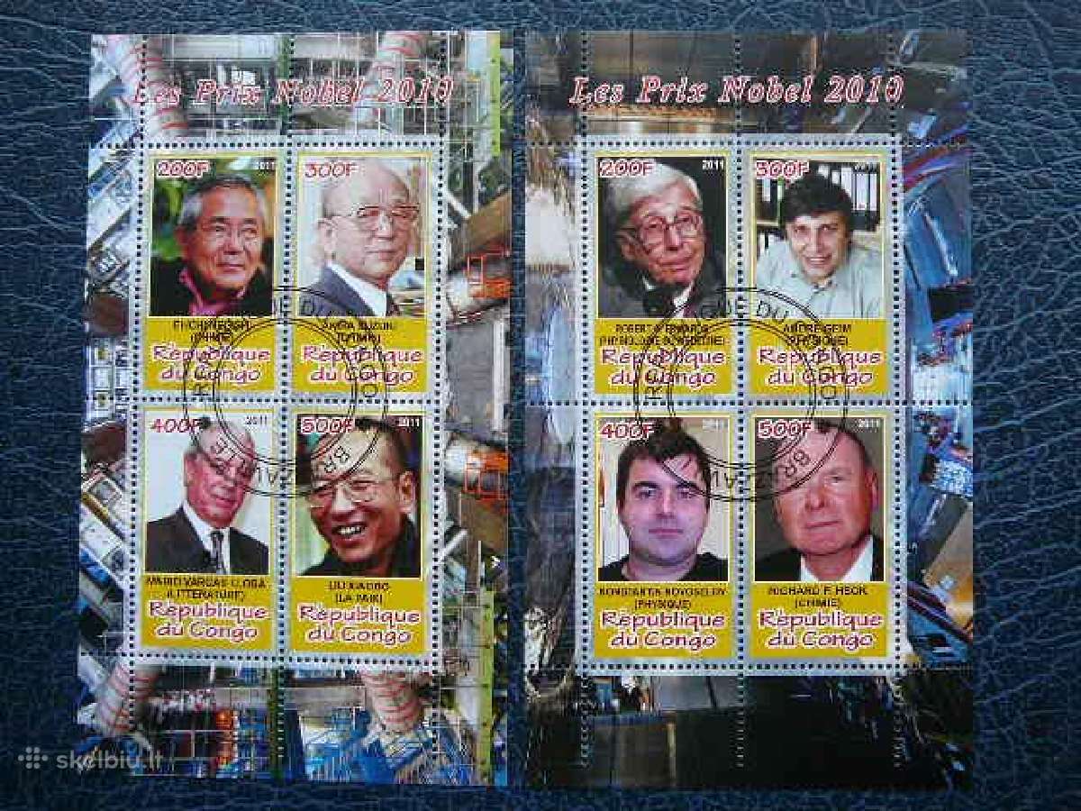 Nobelio prem. laureatai Kongas 2011 antsp. s889/0