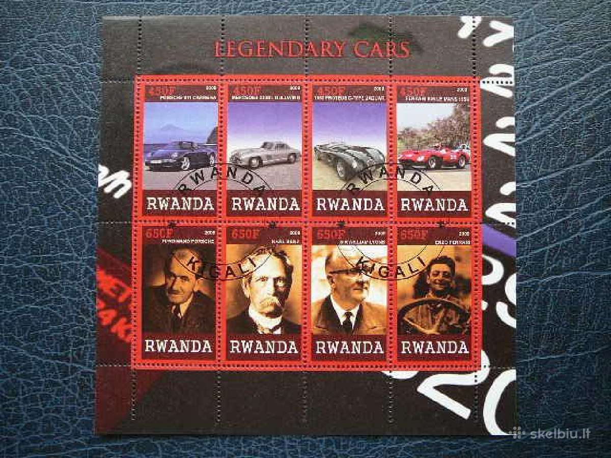 Automobiliai legendiniai Ruanda 2009 antsp. s535
