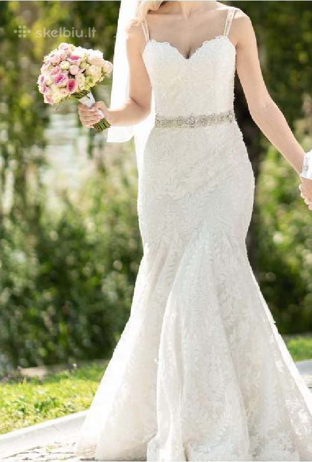 Parduodama prabangi, elegantiška vestuvinė suknelė - nuotraukos Nr. 3