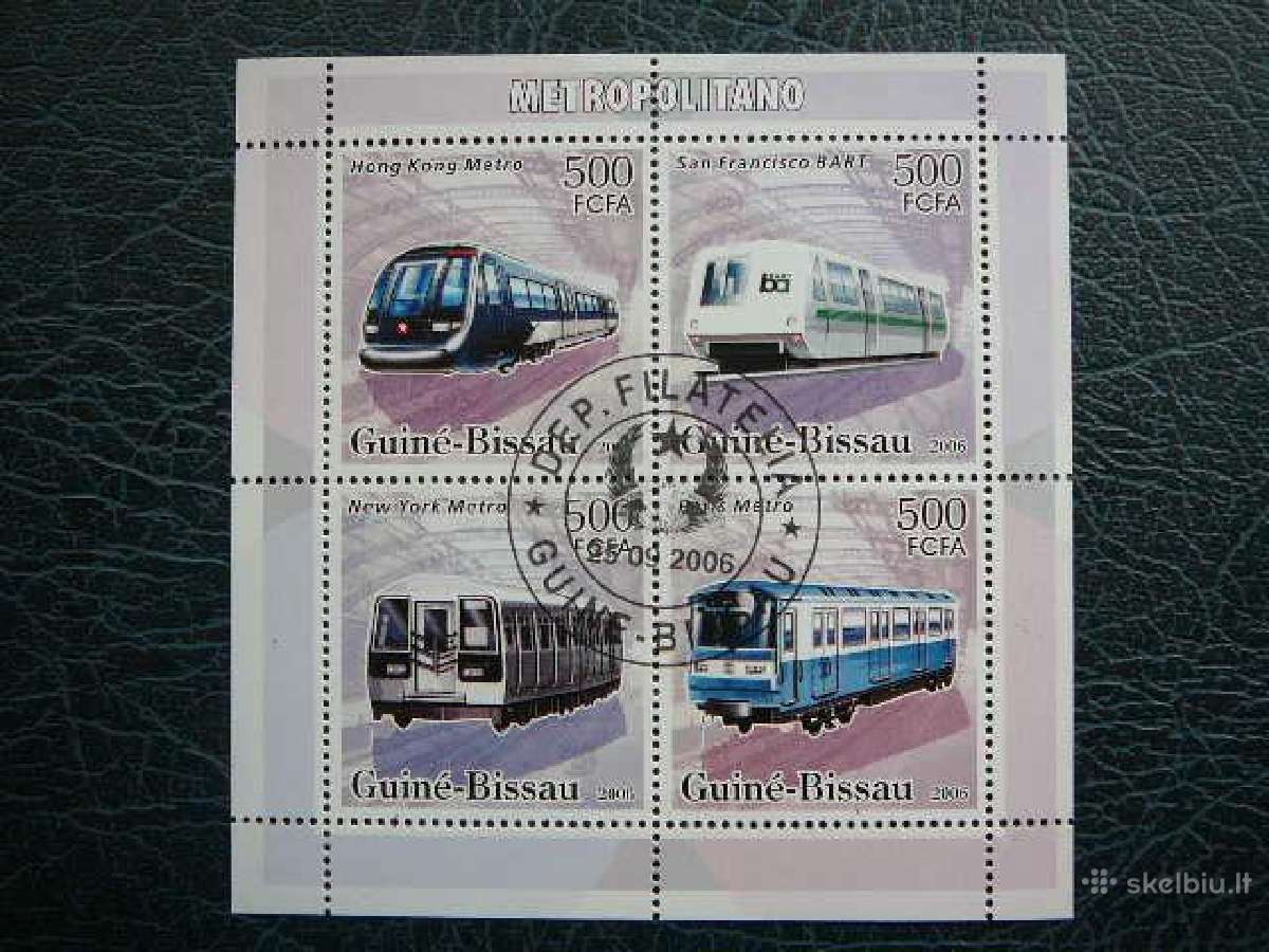 Traukiniai Metro G. Bisau 2006 antsp. gb890