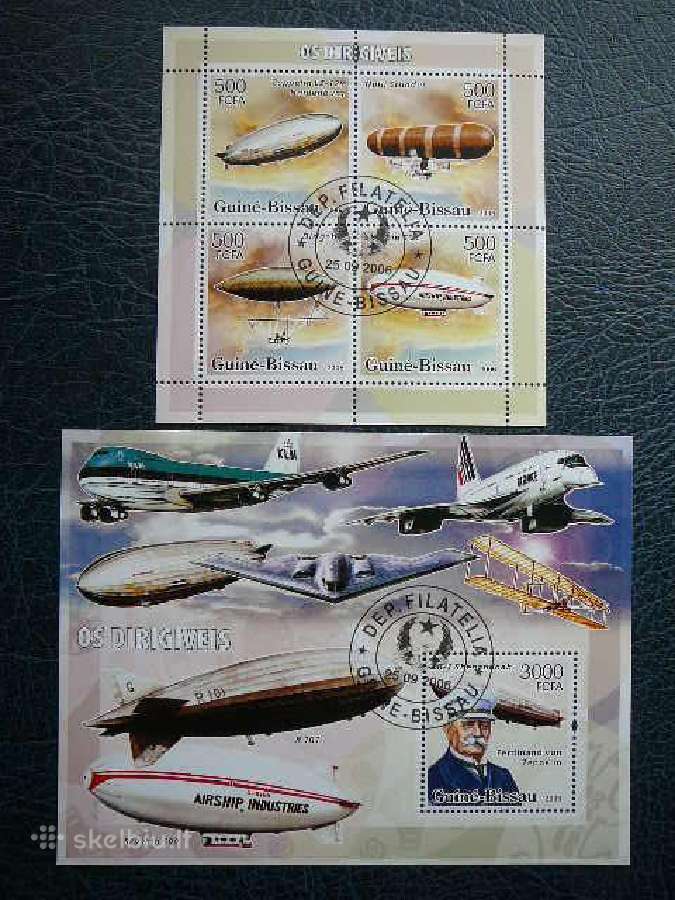 Lektuvai Dirizabliai Gv. Bisau 2006 antsp. gb885