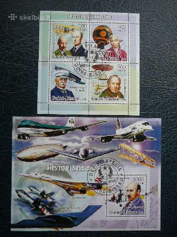 Lektuvai Dirizabliai Gv. Bisau 2006 antsp. gb883