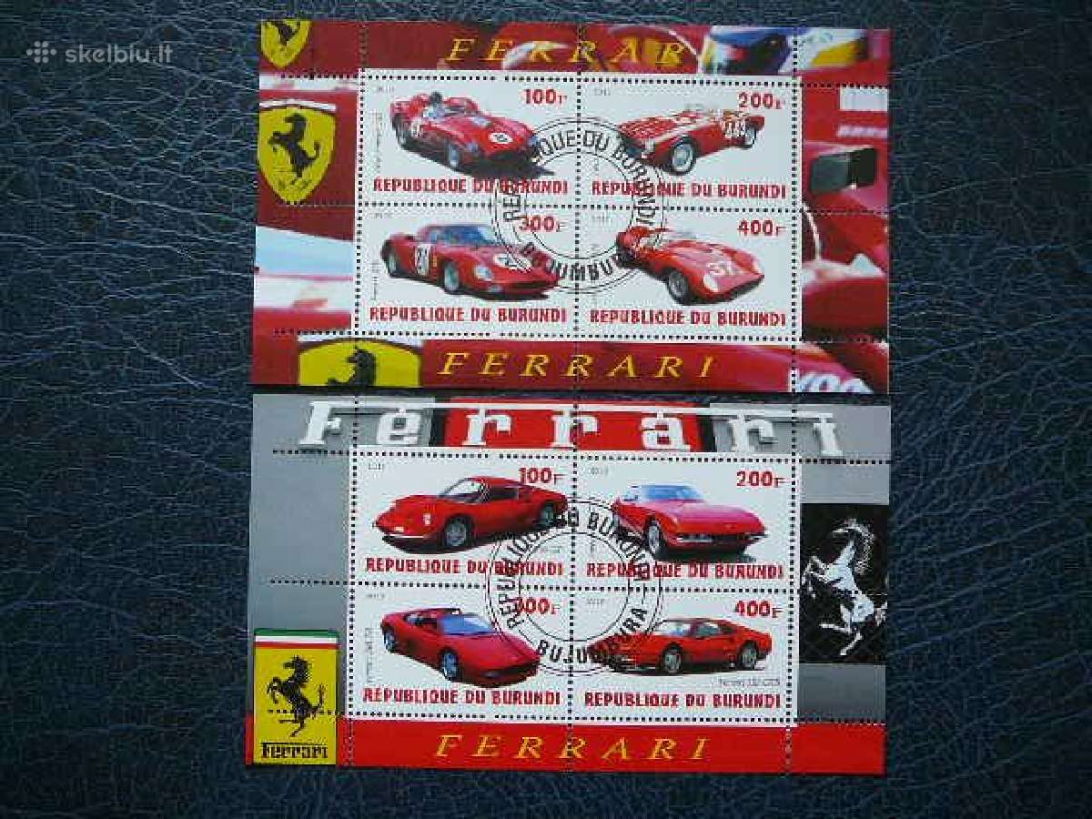Automobiliai Ferrari Burundis 2010 antsp. g196/7