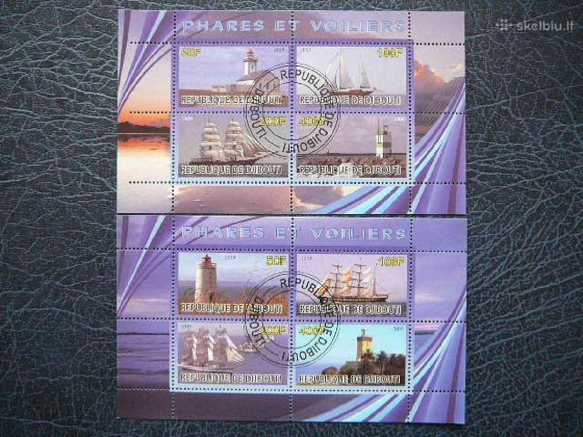 Svyturiai Burlaiviai Dzibutis 2009 antsp. s564/5