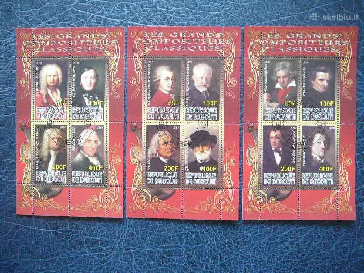 Kompozitoriai Muzika Dzibutis 2009 antsp. s567/9