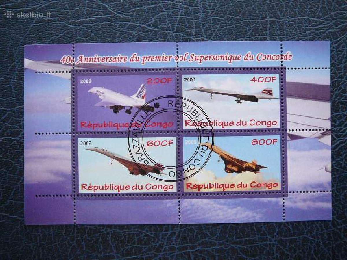 Lektuvai Concorde Kongas 2009 antsp. s525