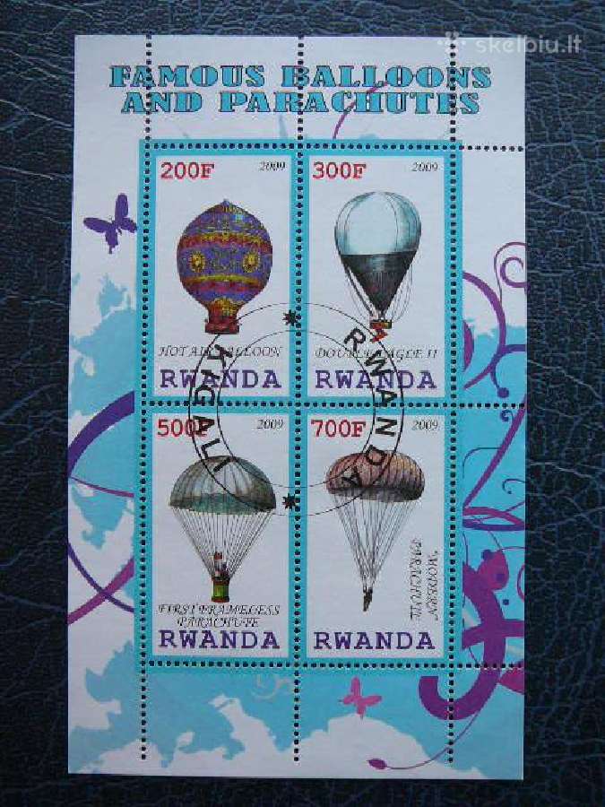 Parasiutai Balionai Ruanda 2009 antsp. s589