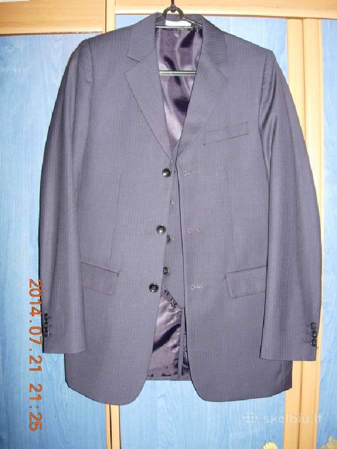 Kostiumas 3-jų dalių 164-178cm ugiui 40eur, kelnės - nuotraukos Nr. 2