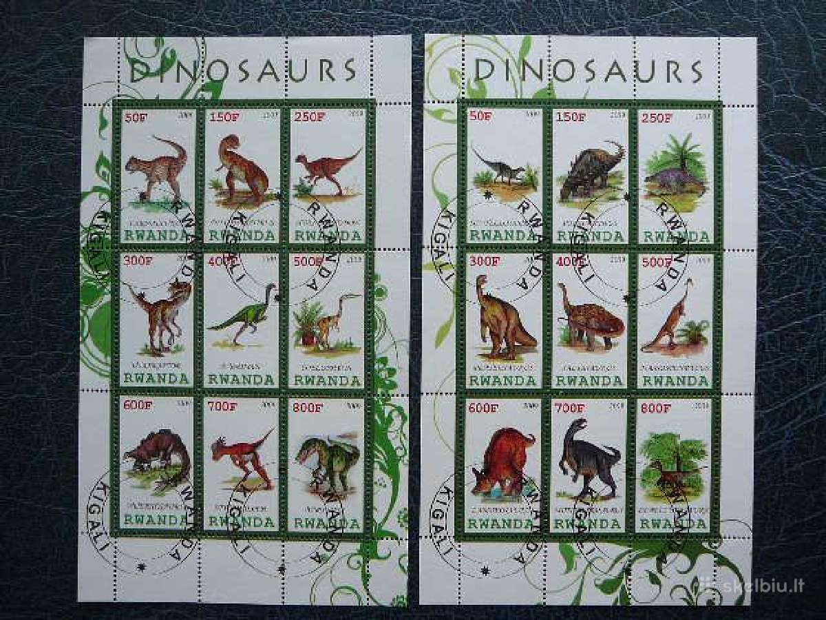 Dinozaurai Ruanda 2009 antsp. s578/9