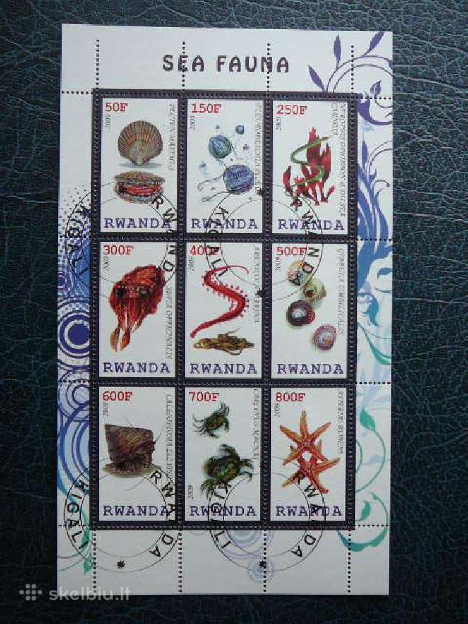 Kriaukles Krabai Ruanda 2009 antsp. s581