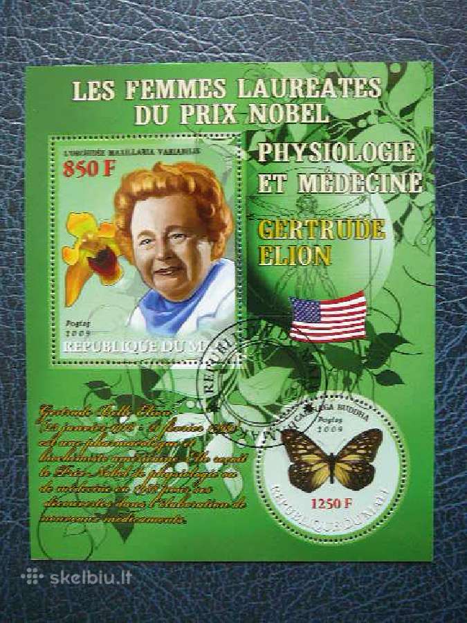 Nobelio premijos laureat. Drugeliai Orchidejos #02