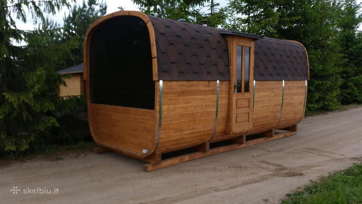Pirtys, apvalios pirtys, lauko pirtys, mobilios - nuotraukos Nr. 8