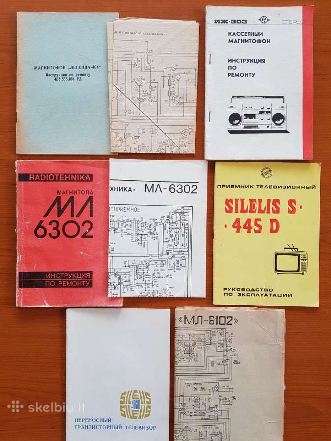 Legenda 404 , Iž 303 remonto instrukcijos+radio