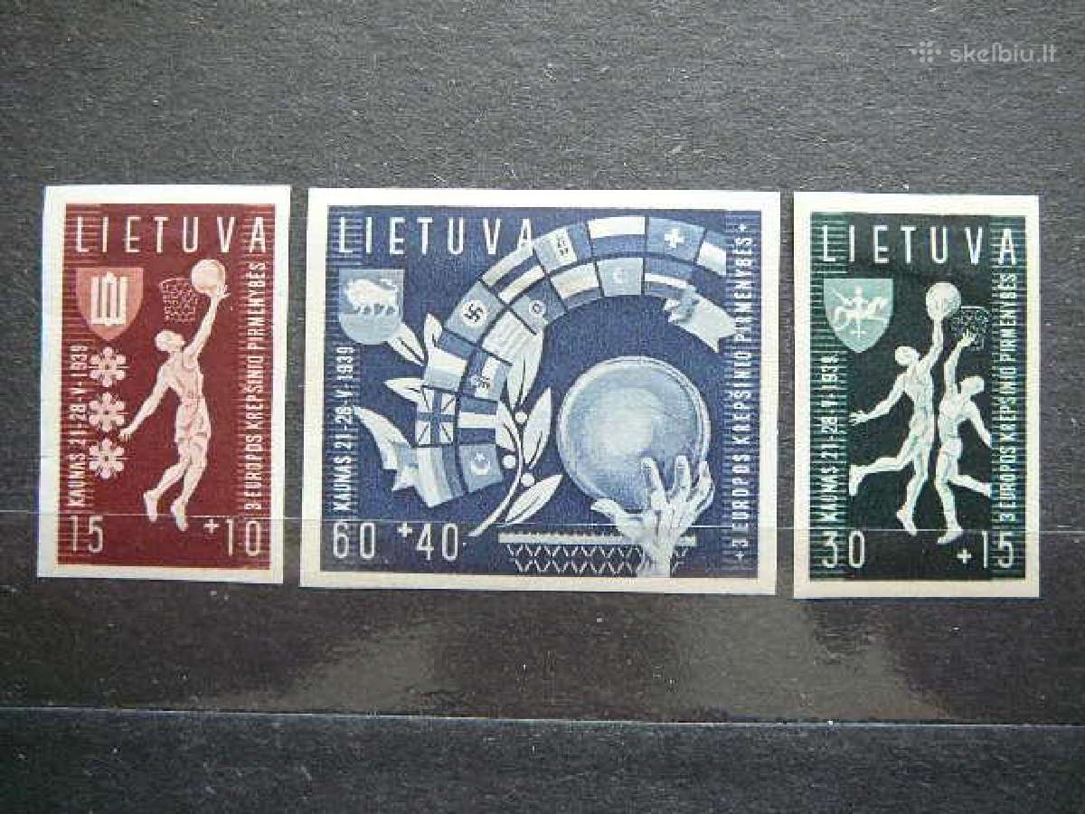 Lietuva 1939 429/1 Krepsinis Mlh be dant. lit429b