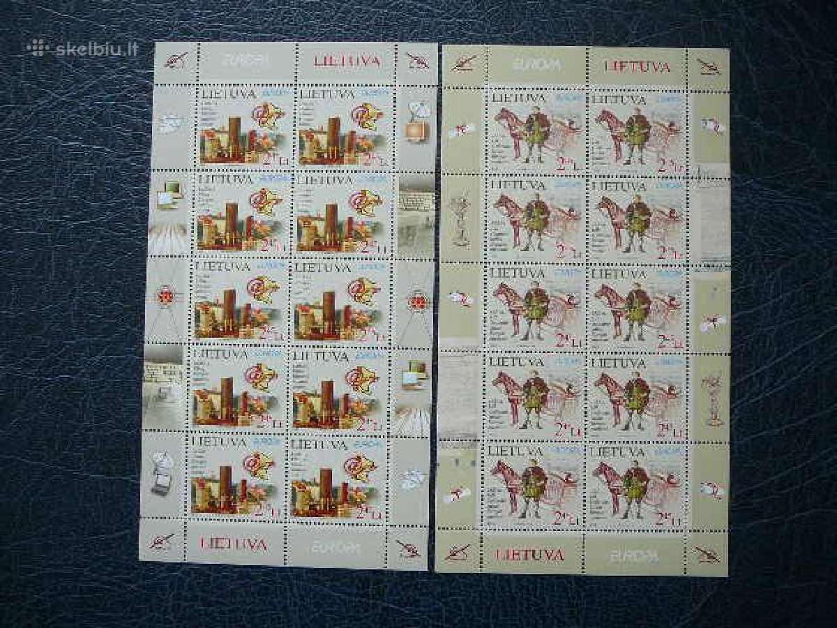 Lietuva 2008 Europa 2x klb. svarus