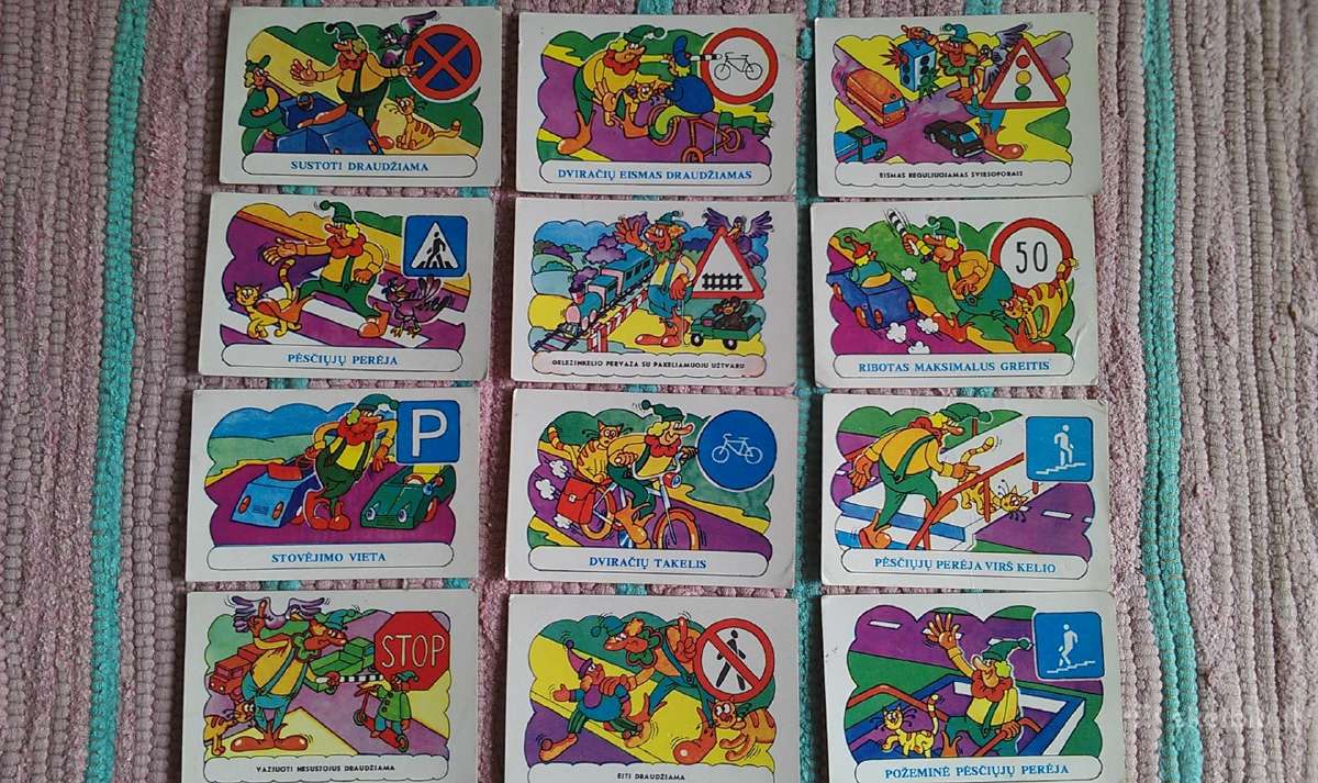 Kalendoriukai kolekcija iš 1985-86mm. - nuotraukos Nr. 2