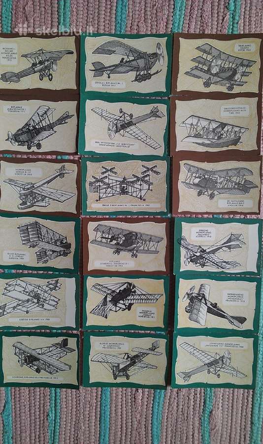Kalendoriukai aeroplanai iš 1985m. laikų - nuotraukos Nr. 2