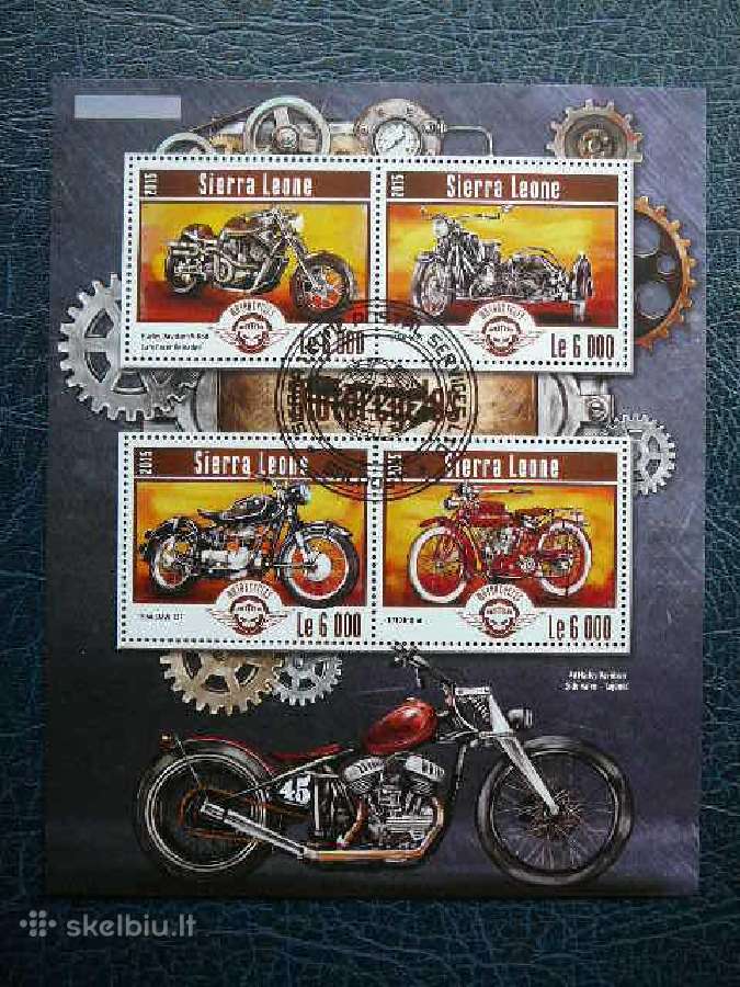 Motociklai Sierra Leone 2015 antsp. sl126