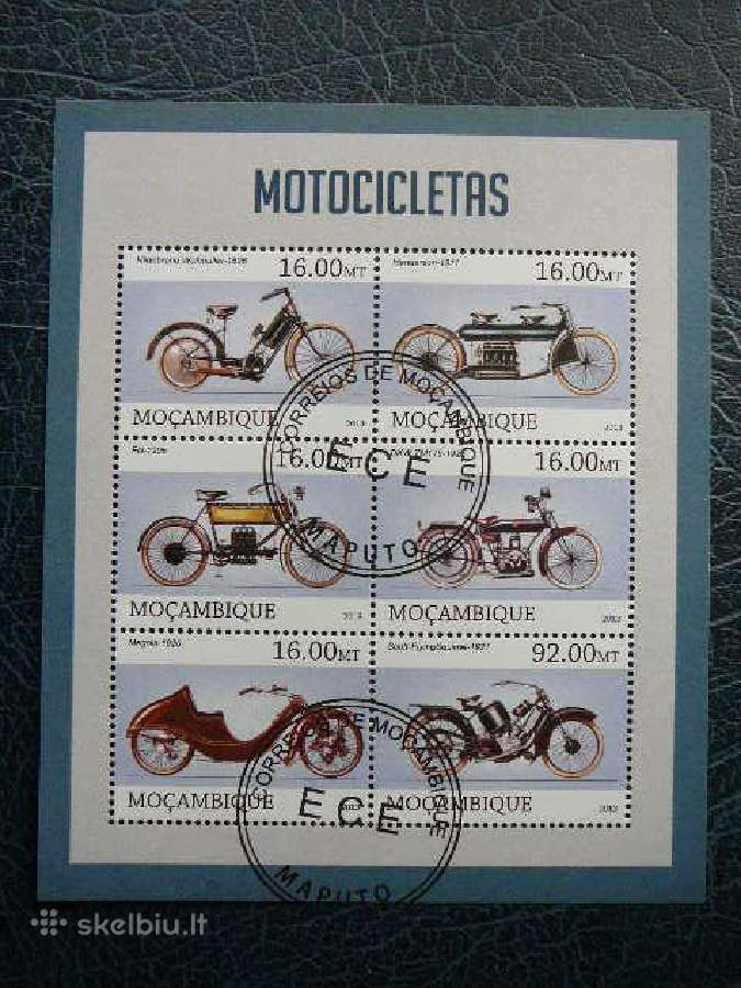 Motociklai Mozambikas 2013 antsp. mb507