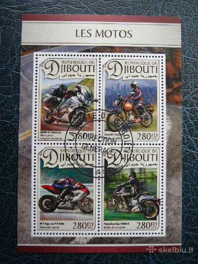 Motociklai Dzibutis 2016 antsp. dzb498