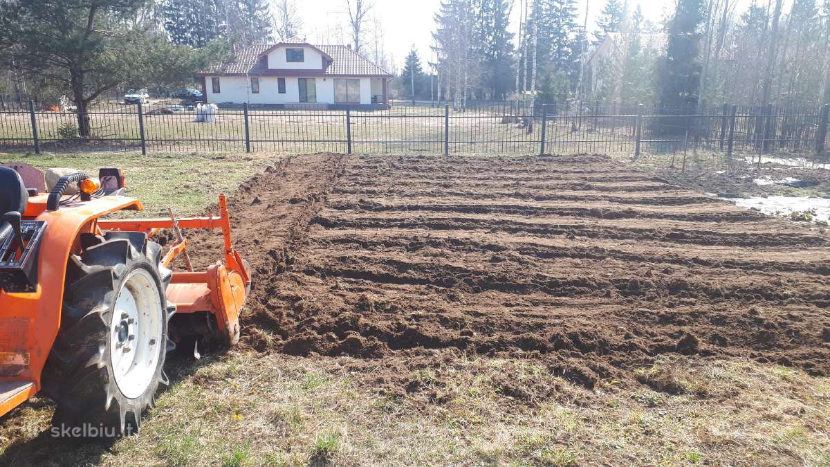 Žemės frezavimas, greiderio nuoma su 2/3D įranga - nuotraukos Nr. 14