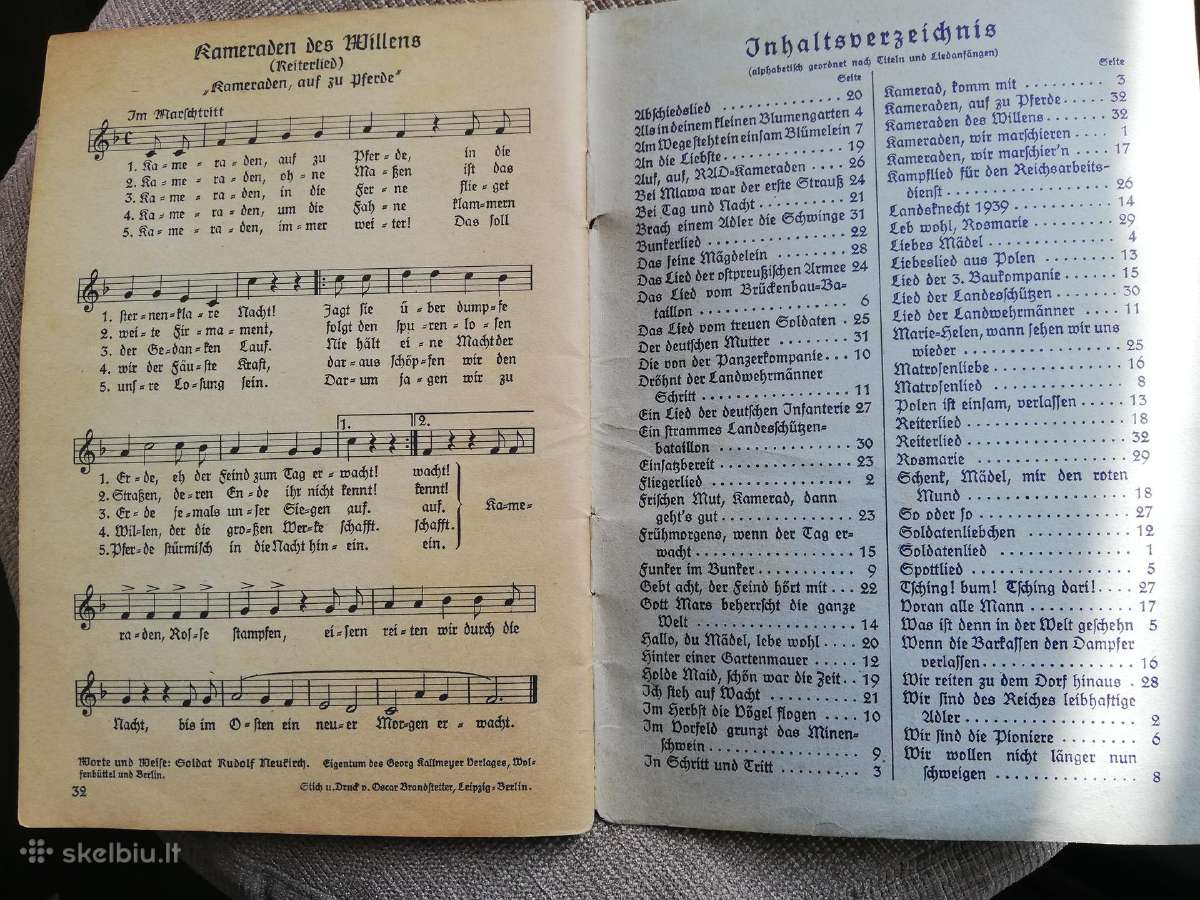 Ww2 vokiška knyga - nuotraukos Nr. 2