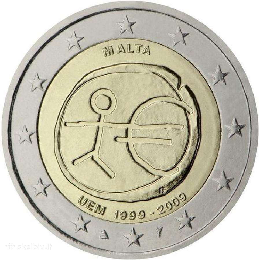 Maltos proginės euro monetos - nuotraukos Nr. 17
