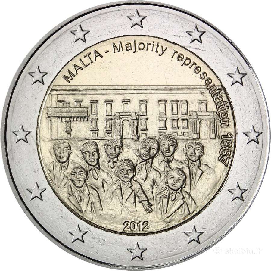 Maltos proginės euro monetos - nuotraukos Nr. 20