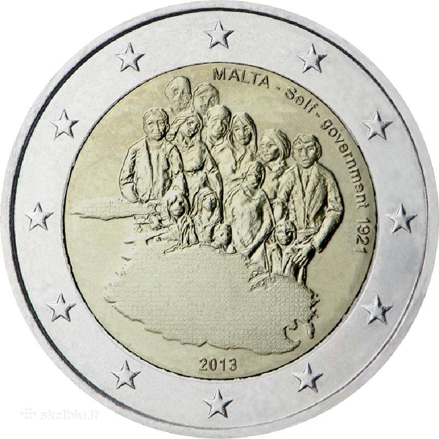 Maltos proginės euro monetos - nuotraukos Nr. 21