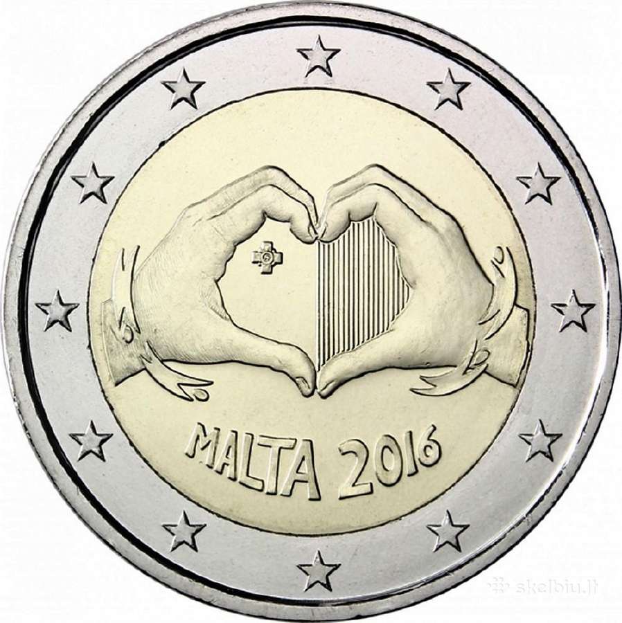 Maltos proginės euro monetos - nuotraukos Nr. 26