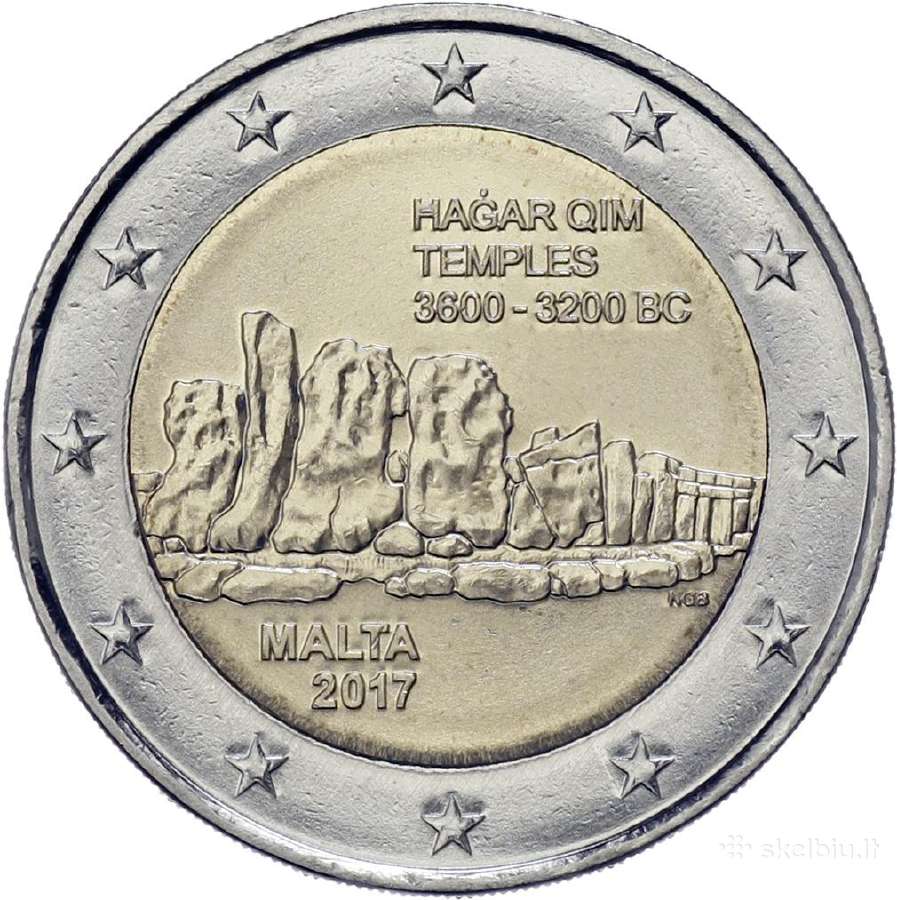 Maltos proginės euro monetos - nuotraukos Nr. 27