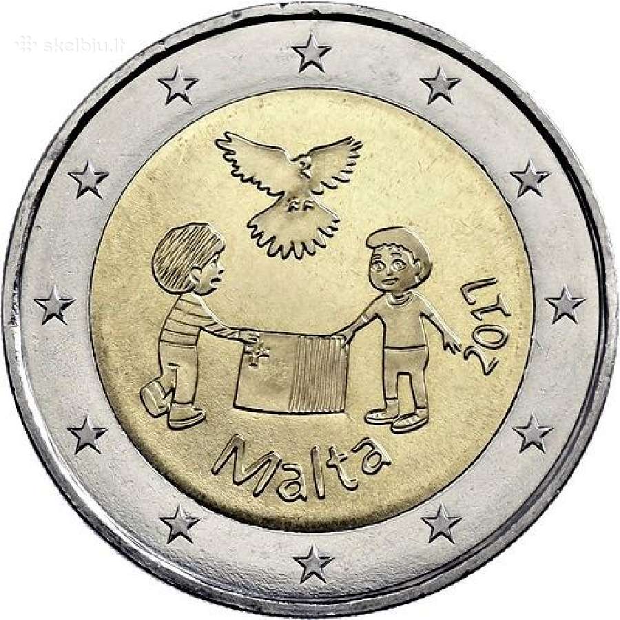 Maltos proginės euro monetos - nuotraukos Nr. 28