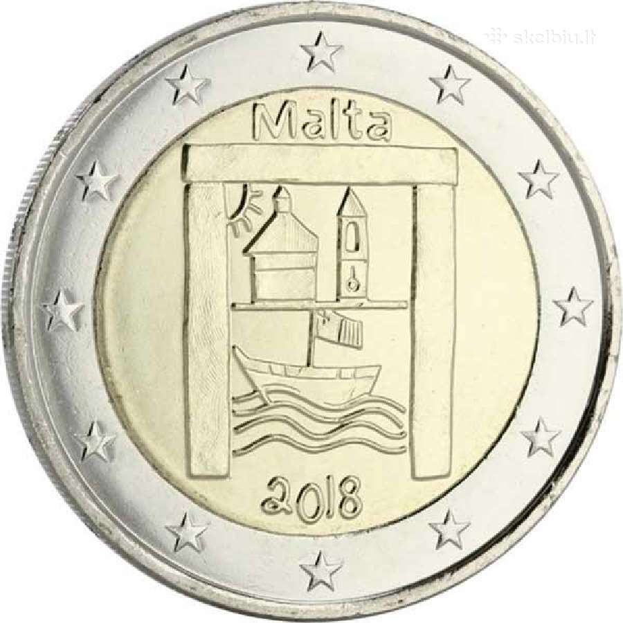 Maltos proginės euro monetos - nuotraukos Nr. 29