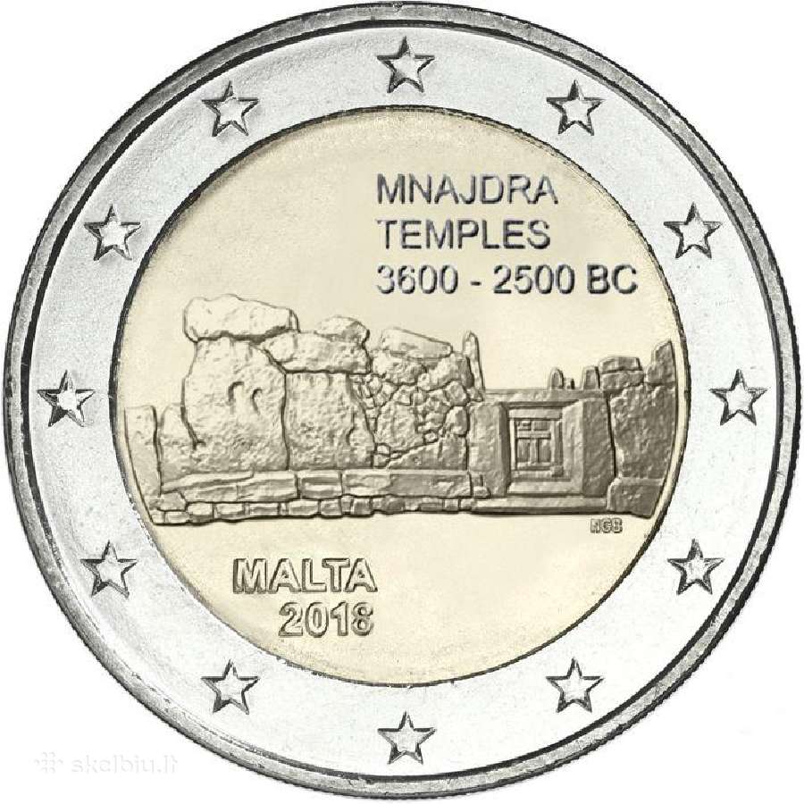 Maltos proginės euro monetos - nuotraukos Nr. 30