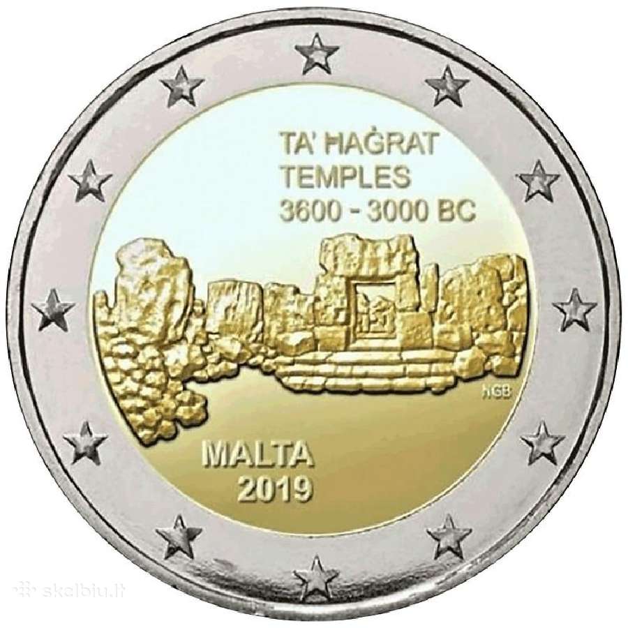 Maltos proginės euro monetos - nuotraukos Nr. 31