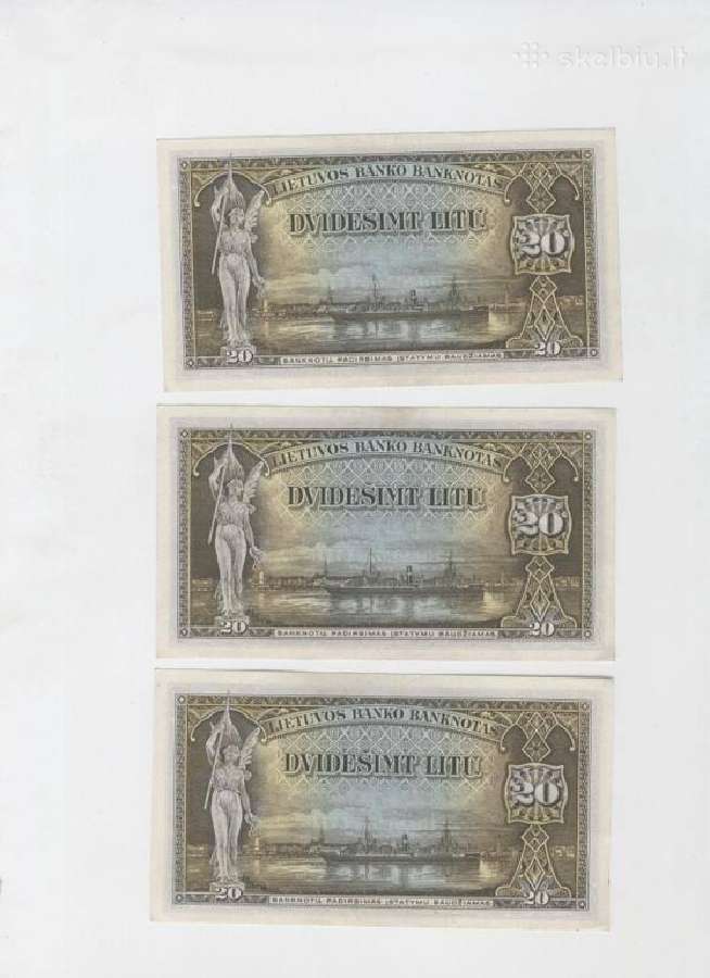Peku Lietuviškus tarpukario Banknotus - nuotraukos Nr. 4