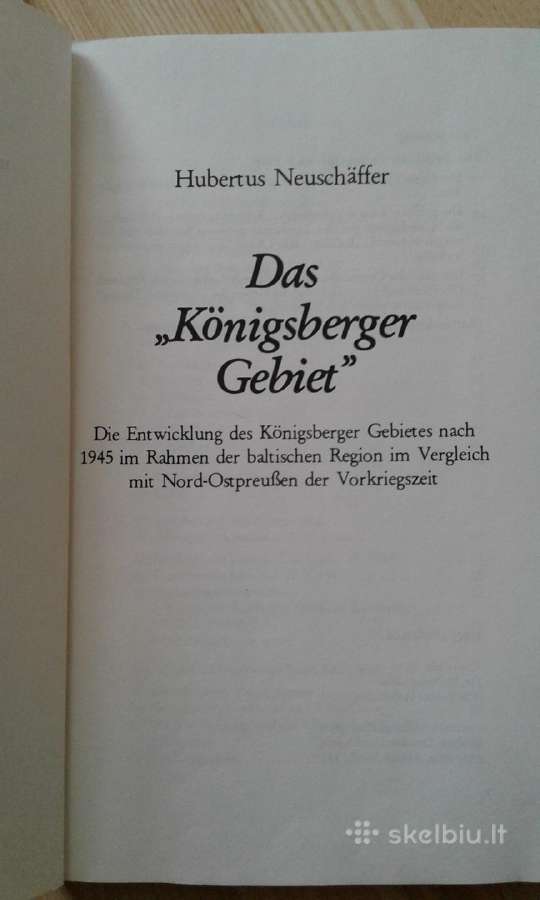 Kionigsbergo sritis 1991 m. H.neuschaffer - nuotraukos Nr. 2