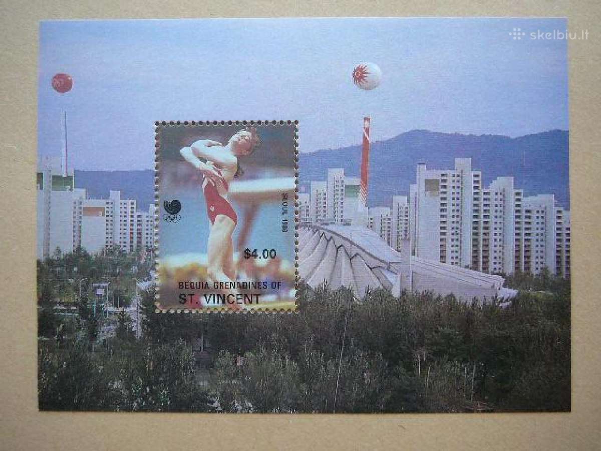 Olimpines Seulas St. Vincent 1988 svarus svt693