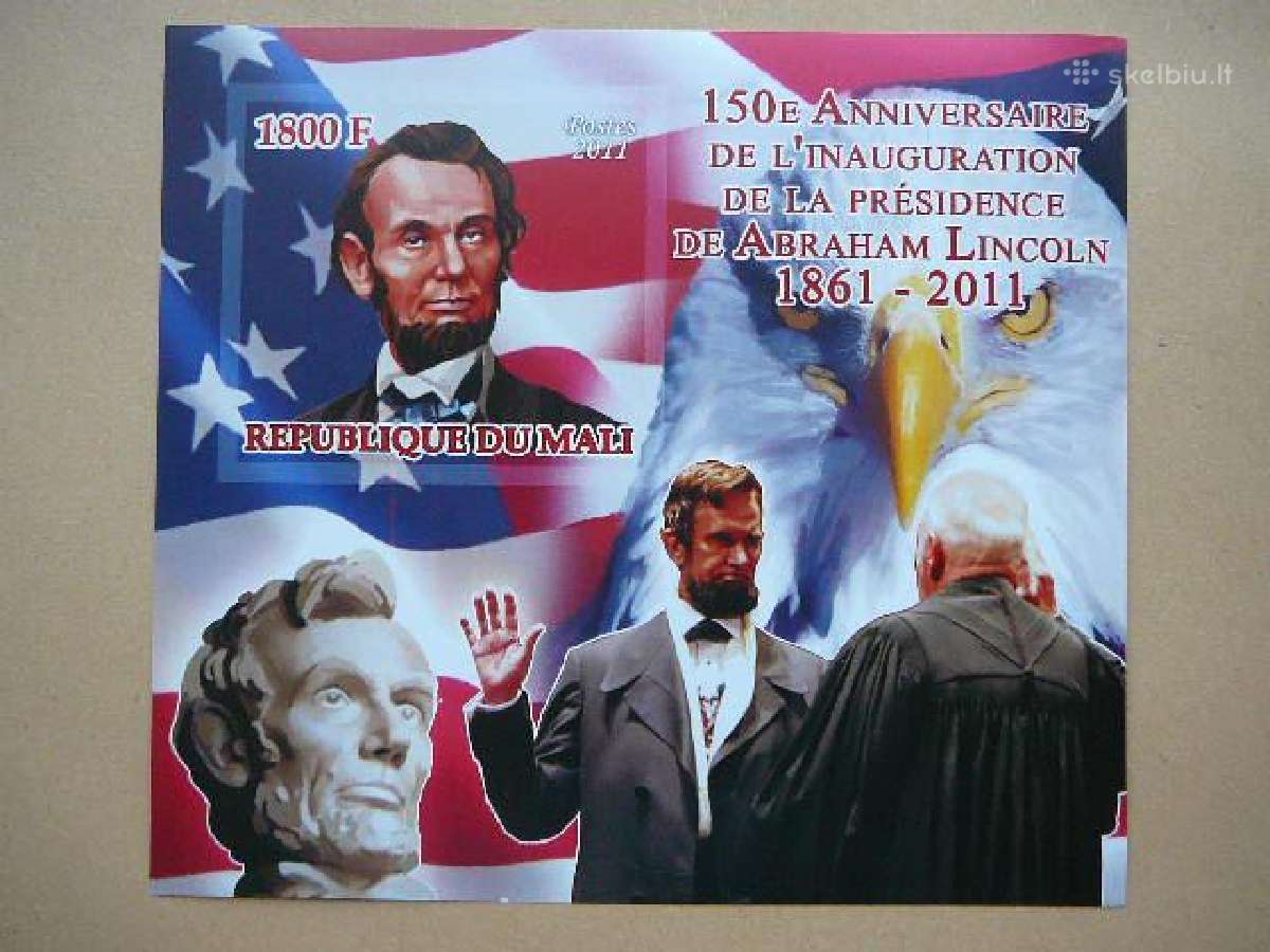 Amerikos Prezidentas A. Linkolnas Mnh ml3411b