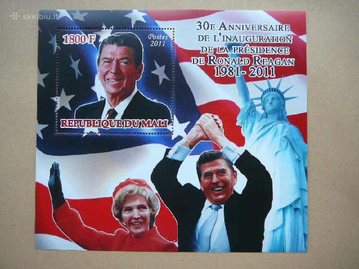 Amerikos Prezidentas Ronaldas Reiganas Mnh ml3511