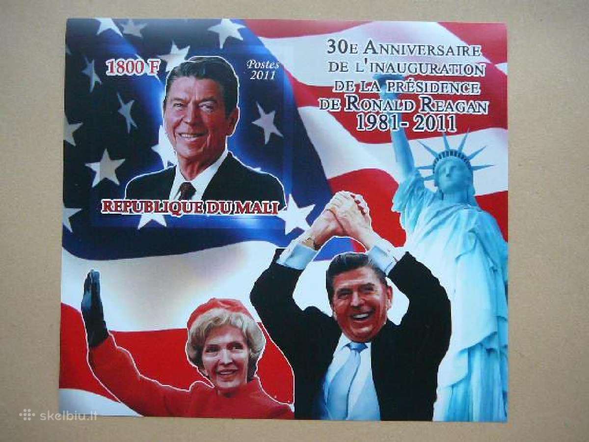 Amerikos Prezidentas Ronaldas Reiganas Mnh ml3511b